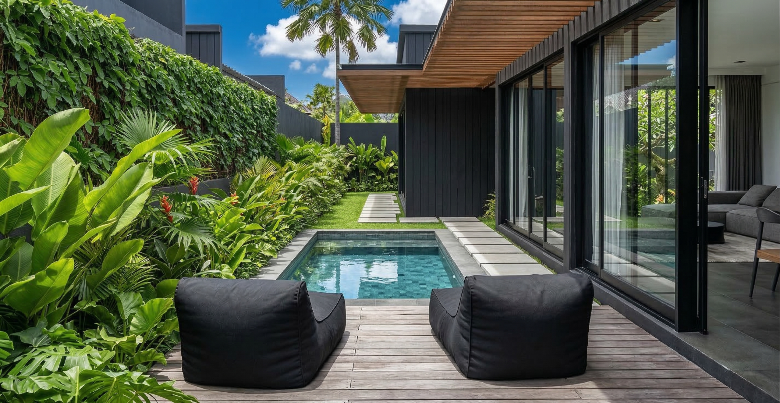 Villa Tropis Modern 04 Lokasi: Bali Konsep: Open Space Luas: 300m²
